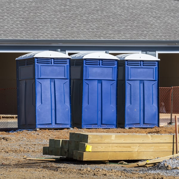 are there any restrictions on where i can place the portable restrooms during my rental period in Millheim PA